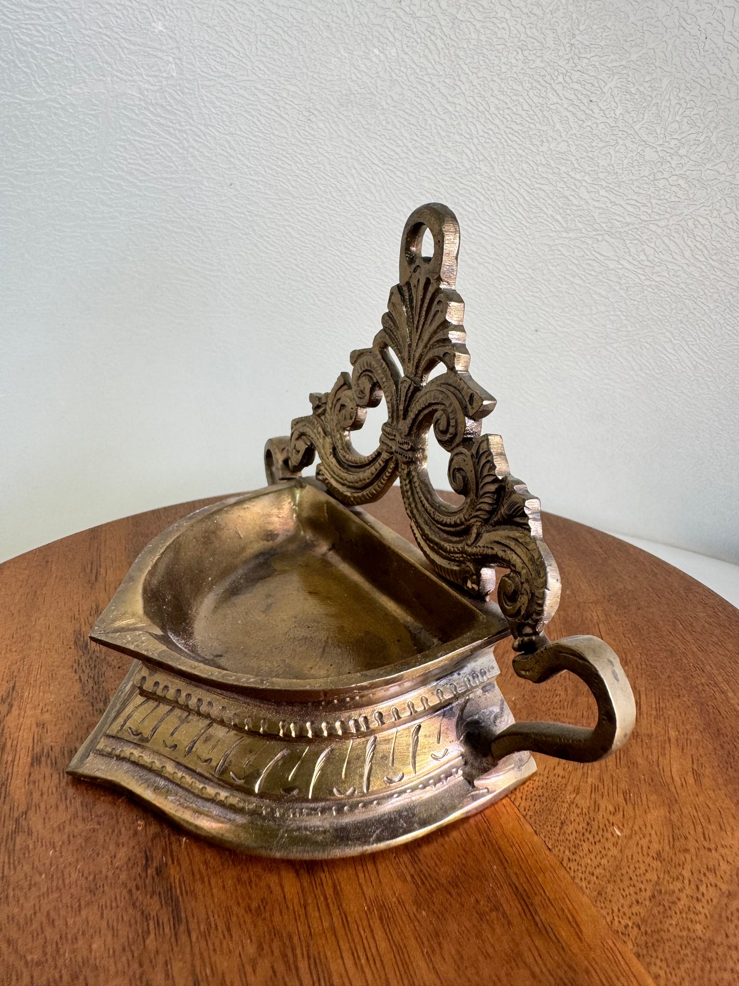 Leaf Lamp/Deepam/Lamp/ - Prasiddh Idols Presents Panchaloha lamp