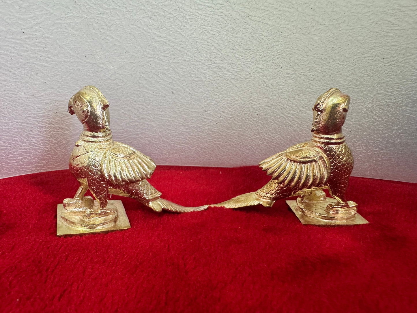 Parrots/Shuka Birds - Prasiddh idols presents copper idol