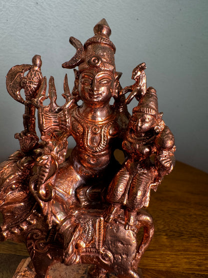 Uma Maheshwar With Vrushabha Vahana - Prasiddh idols presents copper idol
