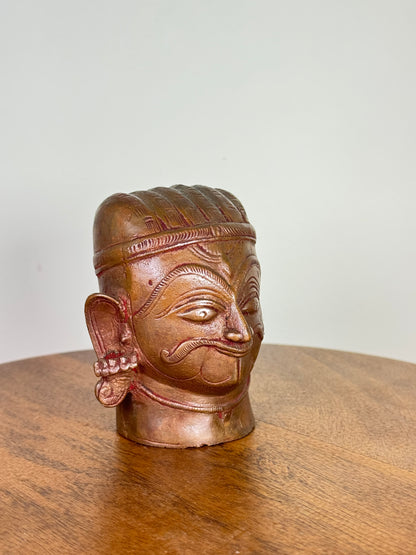 Mukhalinga - Museum replicated copper idol