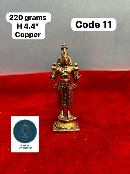 Cad Model Standing Surya Narayana Swamy - Prasiddh Idols Presents Copper Idol