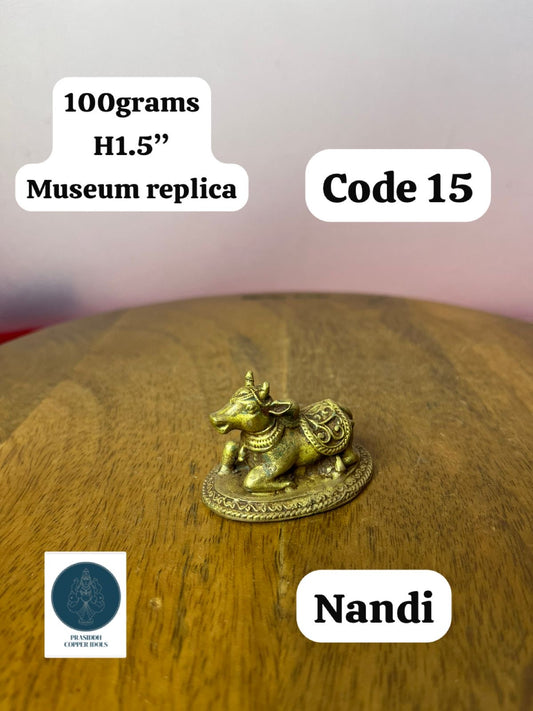 Nandi - Prasiddh Idols Presents Panchaloha Made Museum Replica Idol