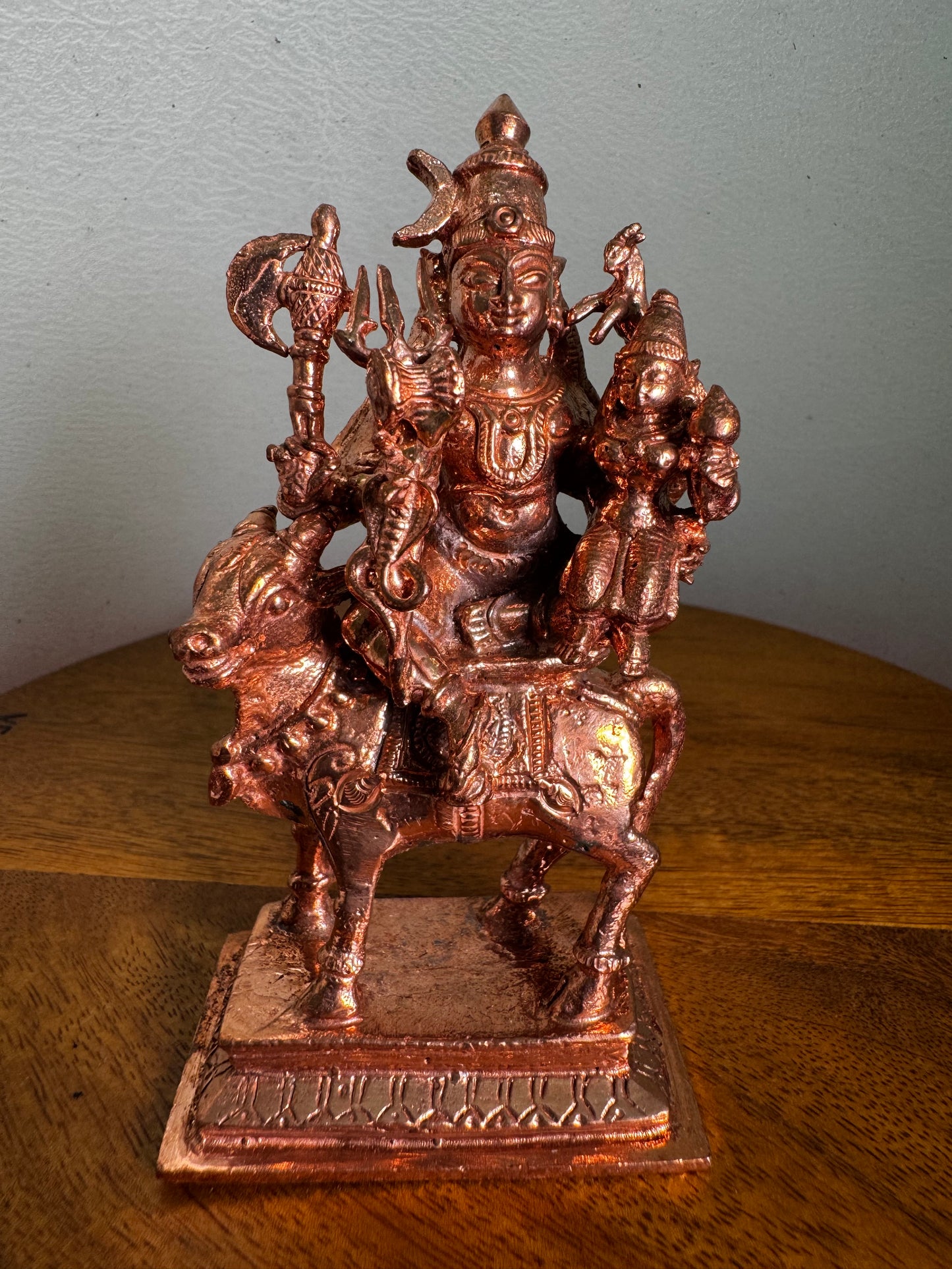 Uma Maheshwar With Vrushabha Vahana - Prasiddh idols presents copper idol