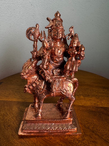 Uma Maheshwar With Vrushabha Vahana - Prasiddh idols presents copper idol