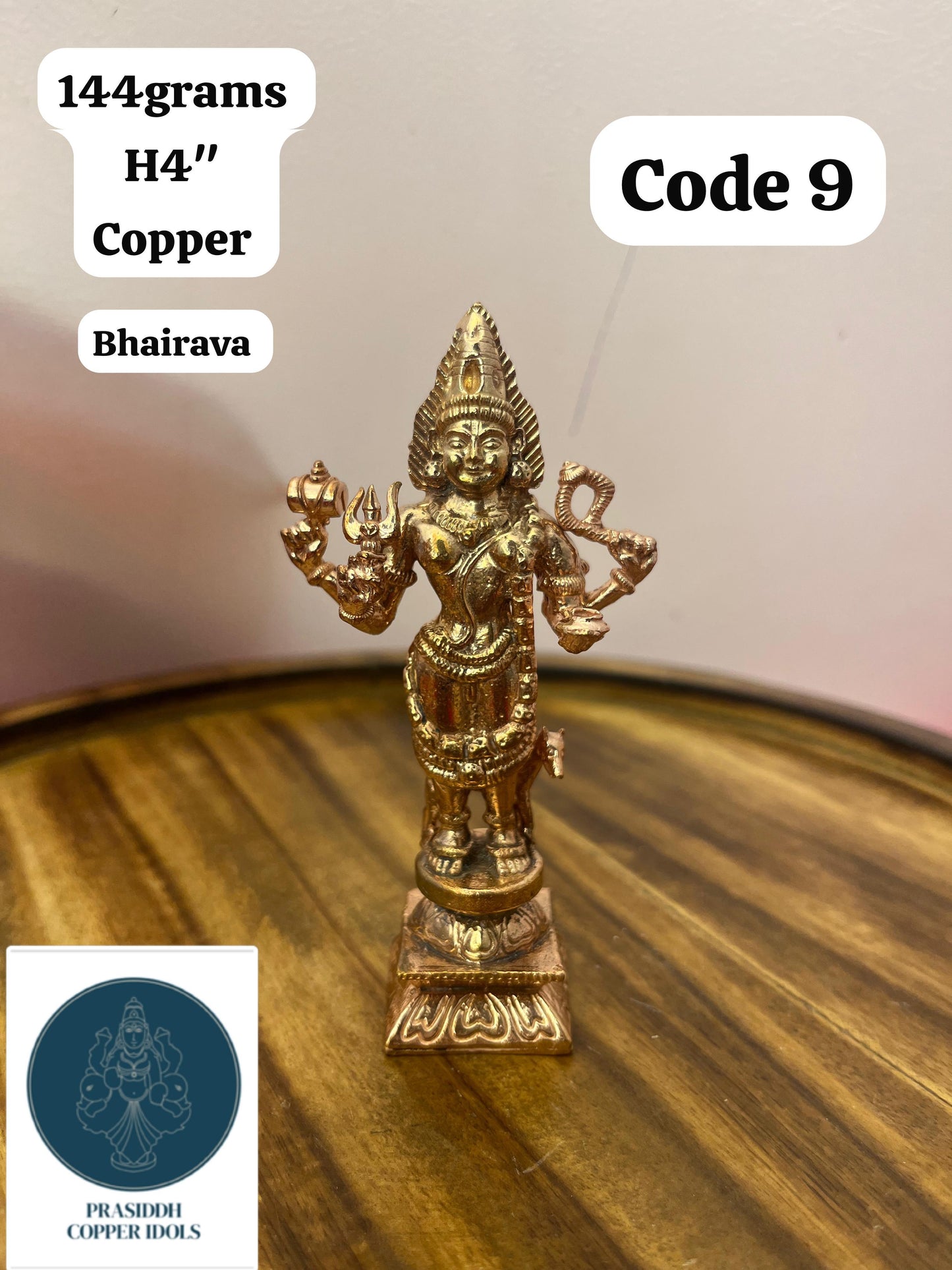 Kala Bhairava - Prasiddh Idols Presents Copper Idol