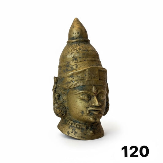 Vintage bronze cast shiva mukha