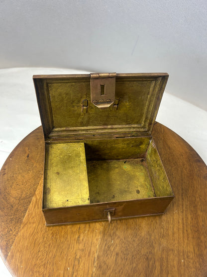 Vintage brass made paan box