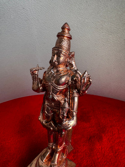 Narayana Swamy - Prasiddh idols present copper idol