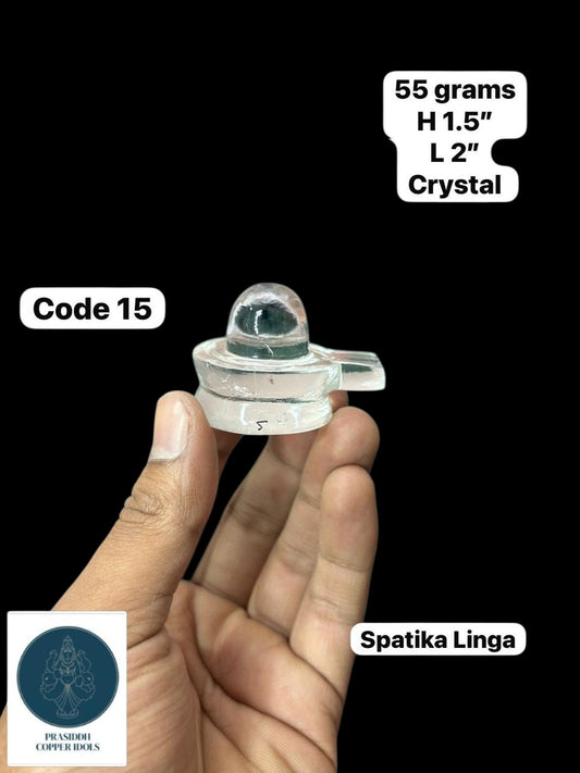 Spatika Linga - Prasiddh Idols Presents Crystal