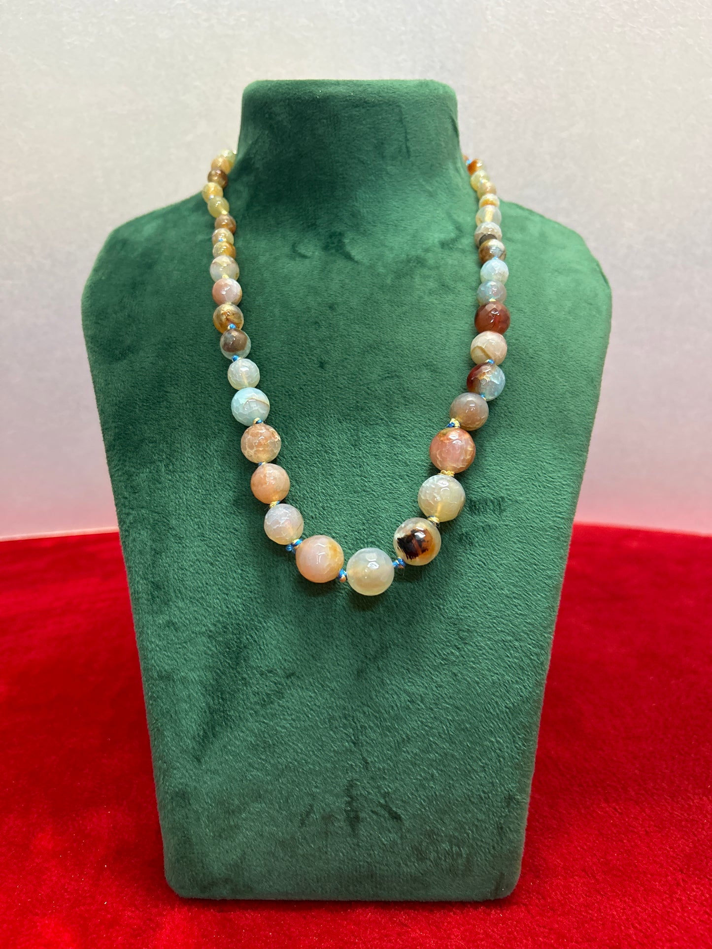 Natural Opal Stone Mala