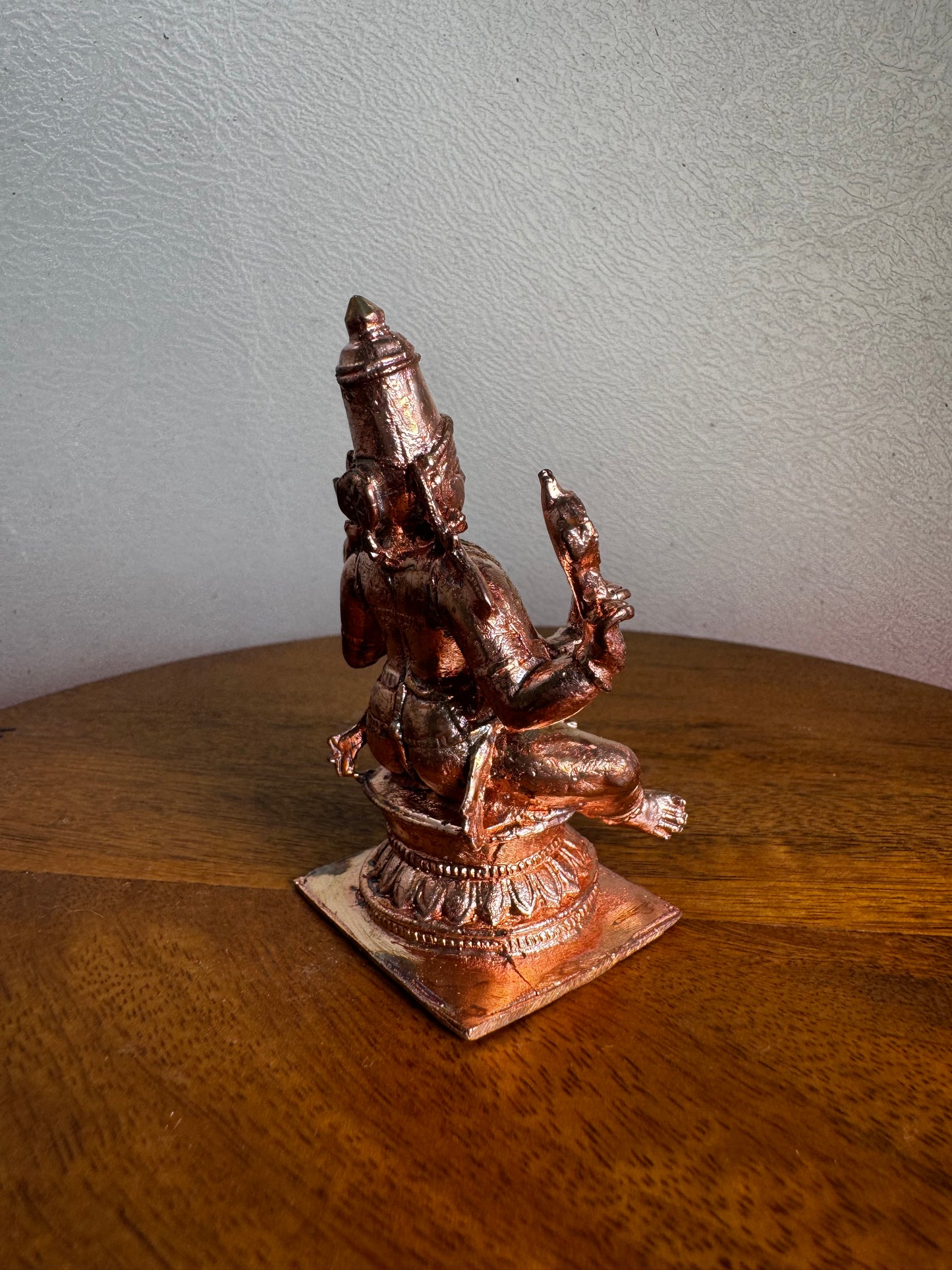 Vishwaksena - Prasiddh idols present copper idol