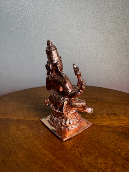 Vishwaksena - Prasiddh idols present copper idol