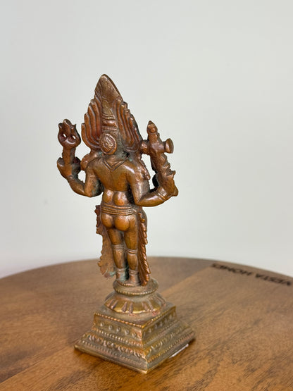 standing Mariamman/maraiamma - Museum Replicated copper idol