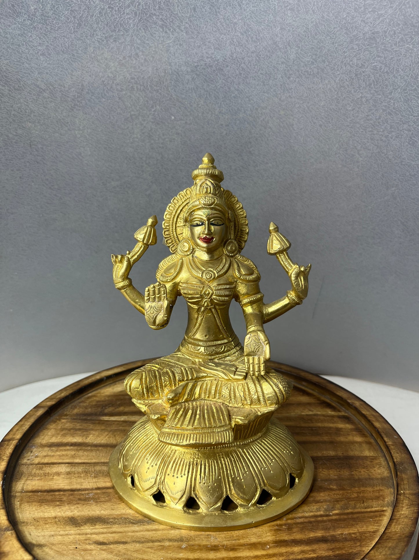 Brass made Lakshmi idol