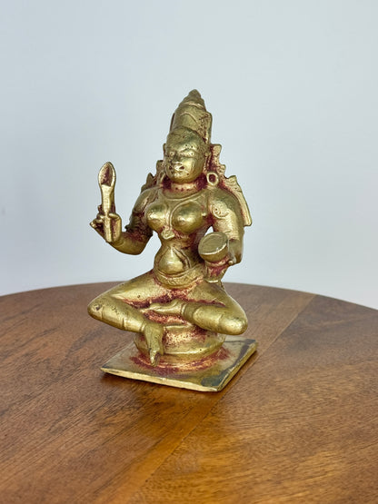Annapoorna/ Annapoorneshwari - Museum replicated Panchaloha idol