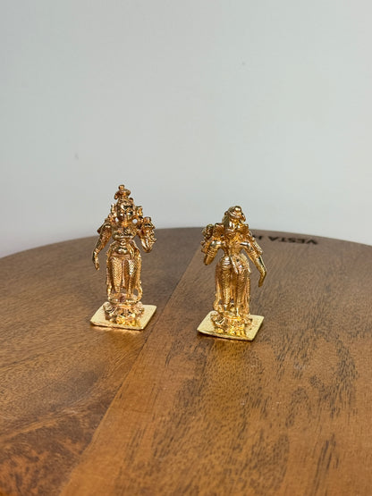 Andal / Godha Devi idol made of panchaloha