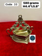 Leaf Lamp/Deepam/Lamp/ - Prasiddh Idols Presents Panchaloha lamp