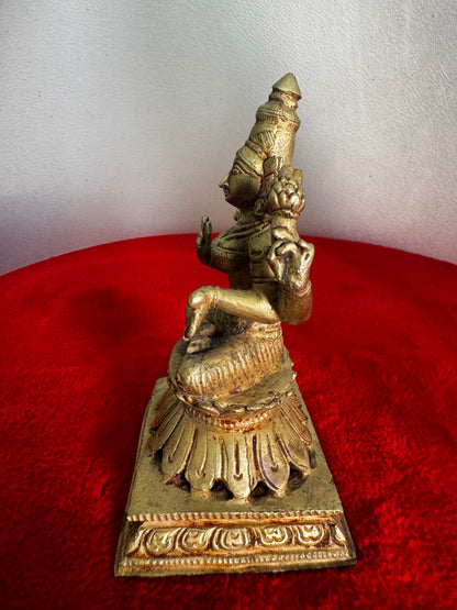 Lakshmi Devi - Prasiddh idols presents Panchaloha Made Museum Replicated Idol