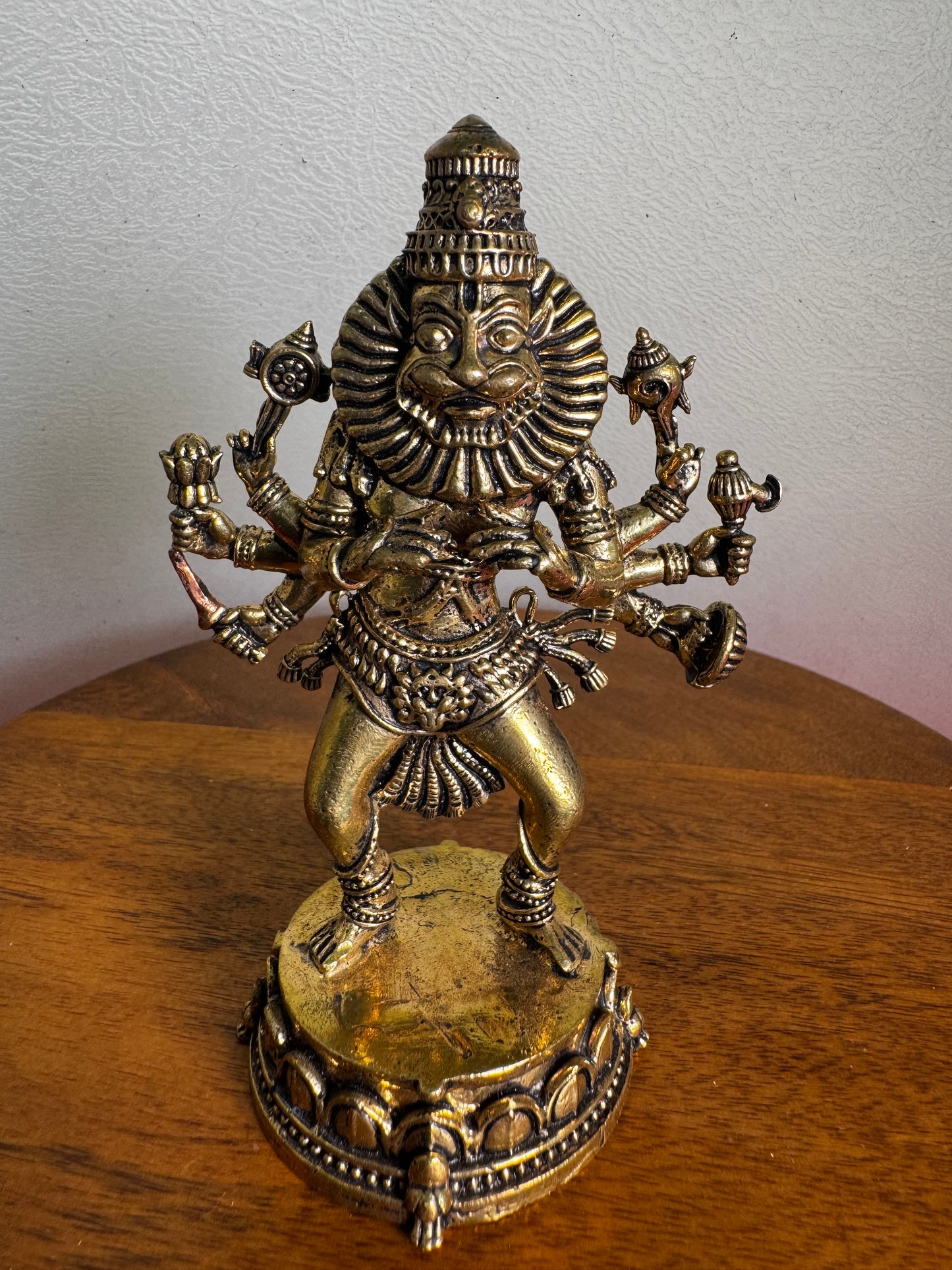 Ugra Narasimha Swamy - Prasiddh idols present Panchaloha idol