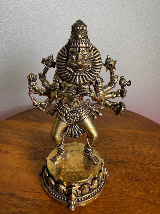 Ugra Narasimha Swamy - Prasiddh idols present Panchaloha idol