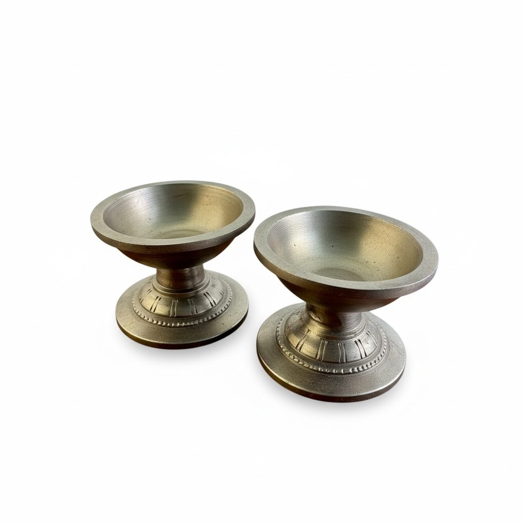 Chandana Deepa/Thuppa Deepa - Prasiddh idols presents Panchaloha handcrafted Deepa