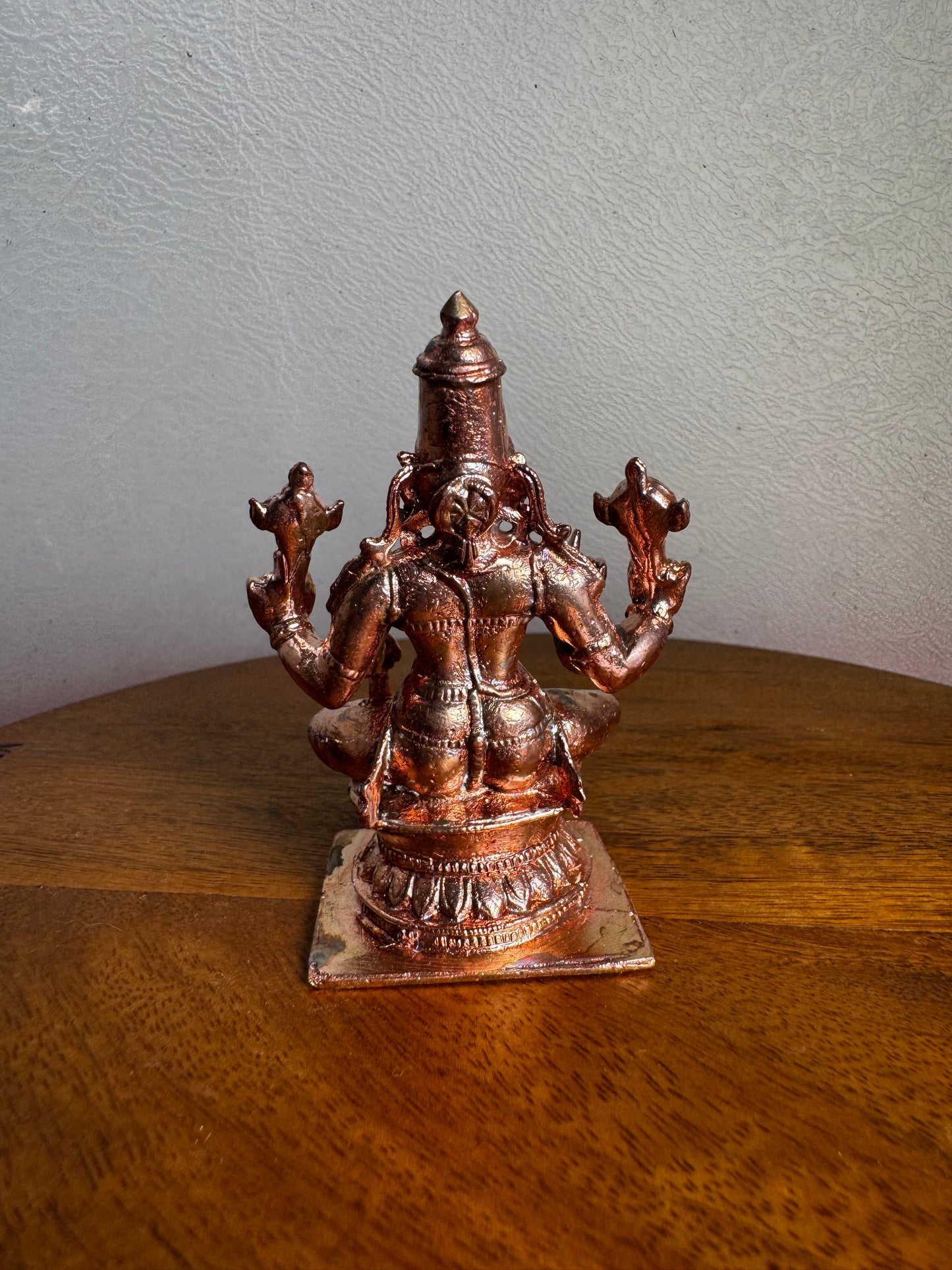 Vishwaksena - Prasiddh idols present copper idol