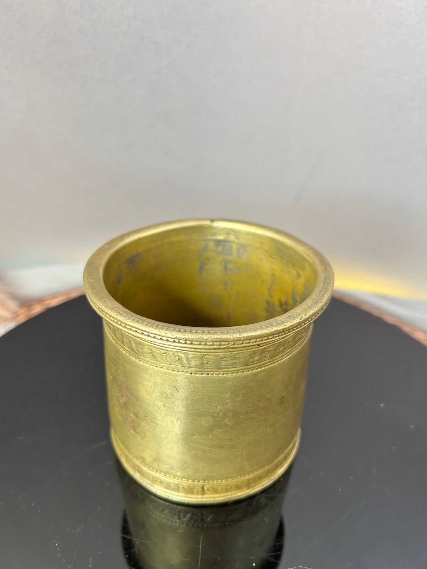 Vintage bronze made panchapathre