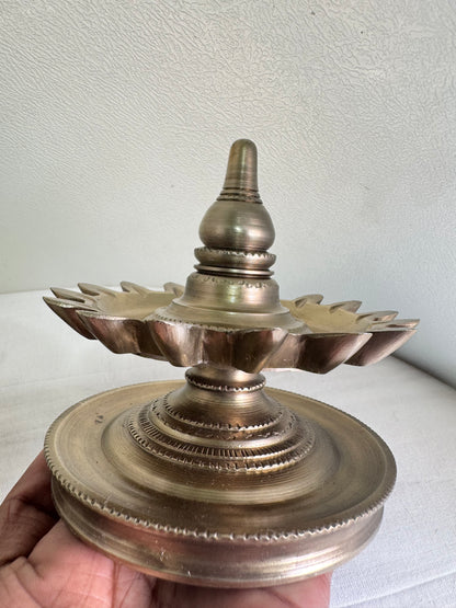 Shodasha deepam/16 Lamps/Deepam/Lamp - Prasiddh Idols Presents Panchaloha handcrafted shodasha lamp
