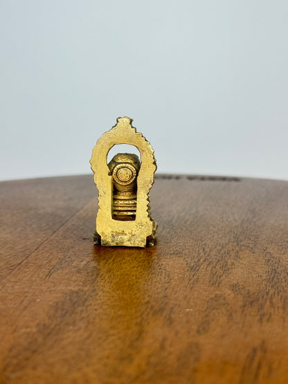 Gowri with peeta prabhavali - museum replicated panchaloha idol