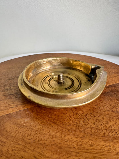 Tatte / Battalu Deepa/Deepam/Lamp - Prasiddh Idols Presents Panchaloha handcrafted plate lamp