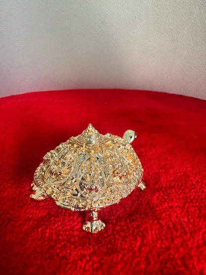 Astalakshmi Meru SriYantra - Prasiddh idols presents resin made gold polished idol