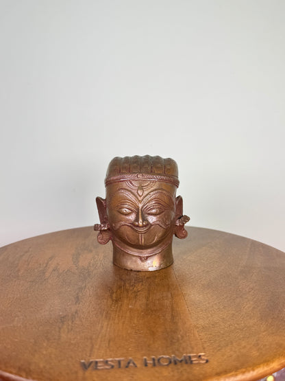 Mukhalinga - Museum replicated copper idol