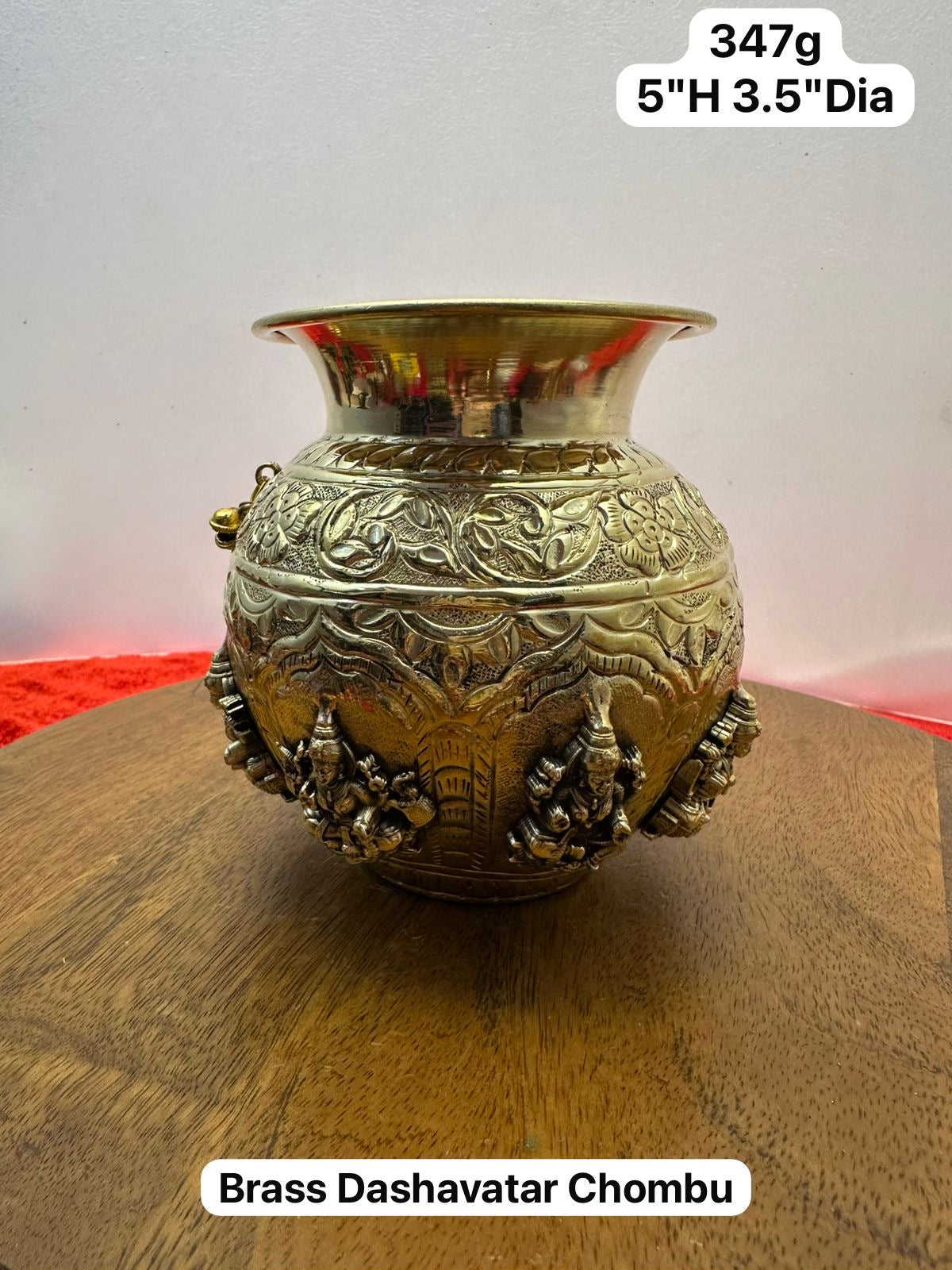 Brass Dashavatara Chombu - Prasiddh Idols Presents Kalasha