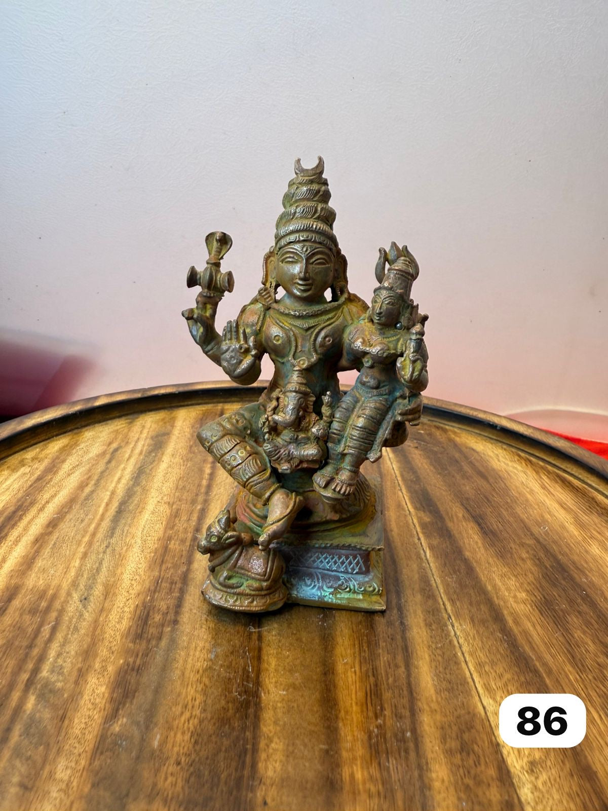 Umamaheswara- museum replicated copper idol