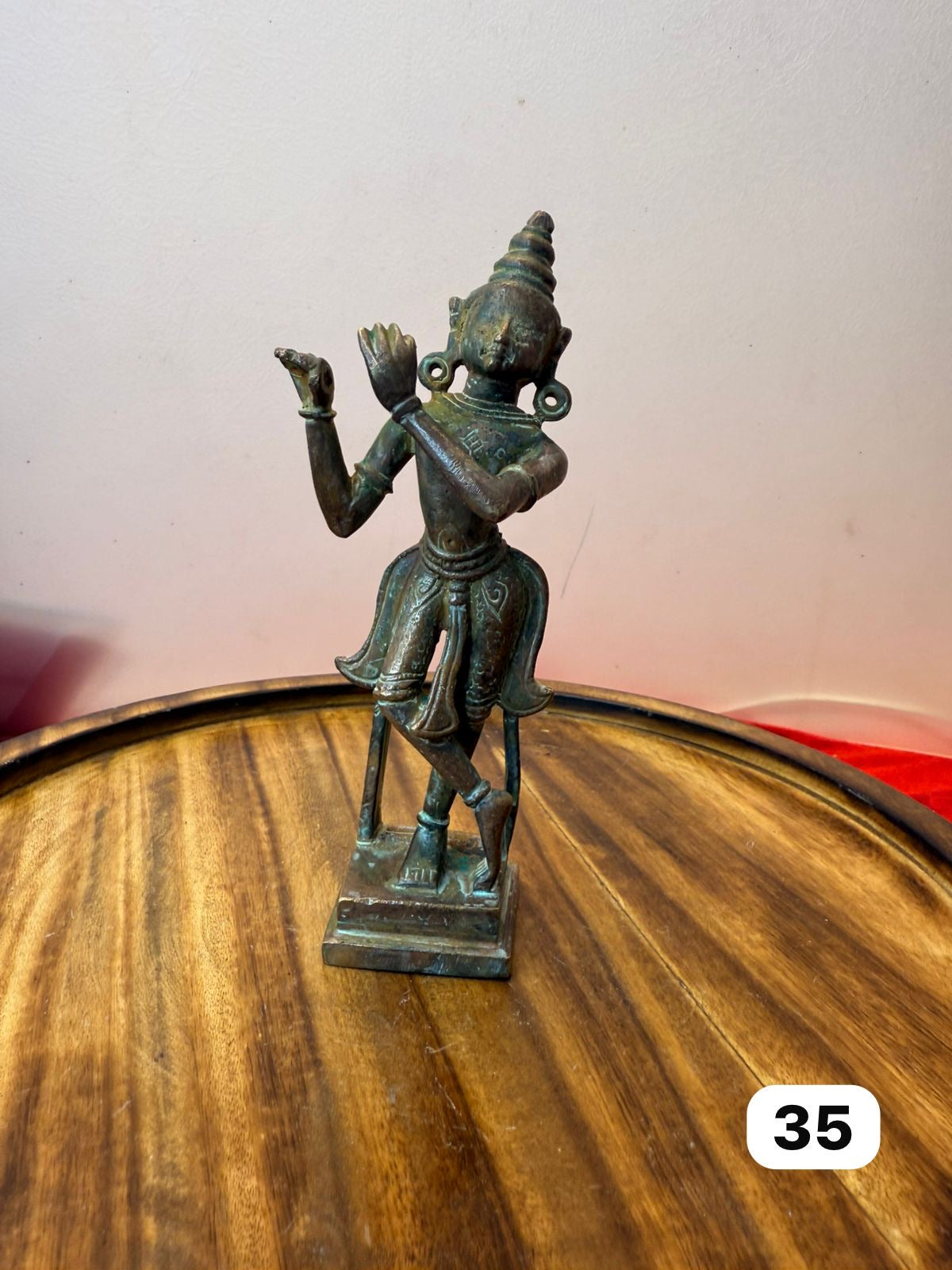 Odisha style krishna - museum replicated Panchaloha idol