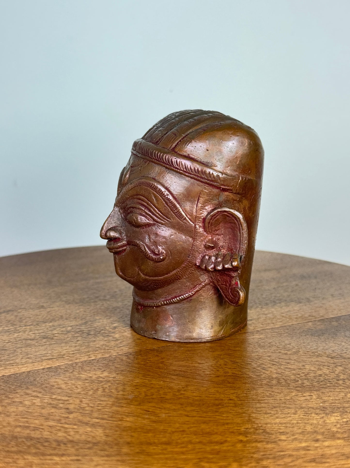 Mukhalinga - Museum replicated copper idol