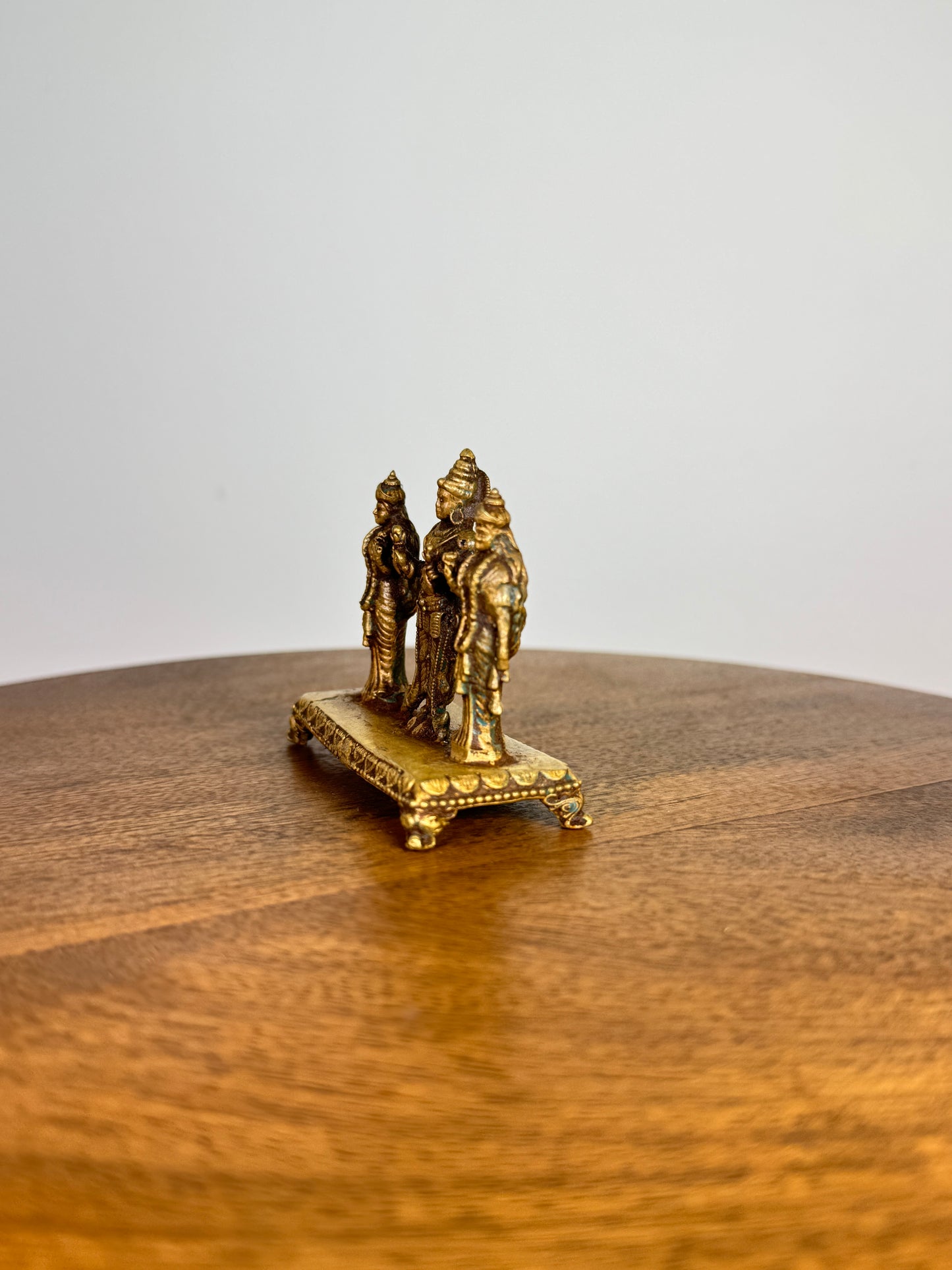 Suryanaraya with wives - museum Replicated panchaloha idol