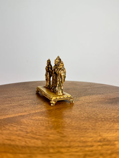 Suryanaraya with wives - museum Replicated panchaloha idol