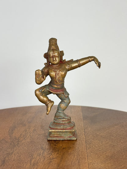 Naratana Krishna - Museum replicated copper idol