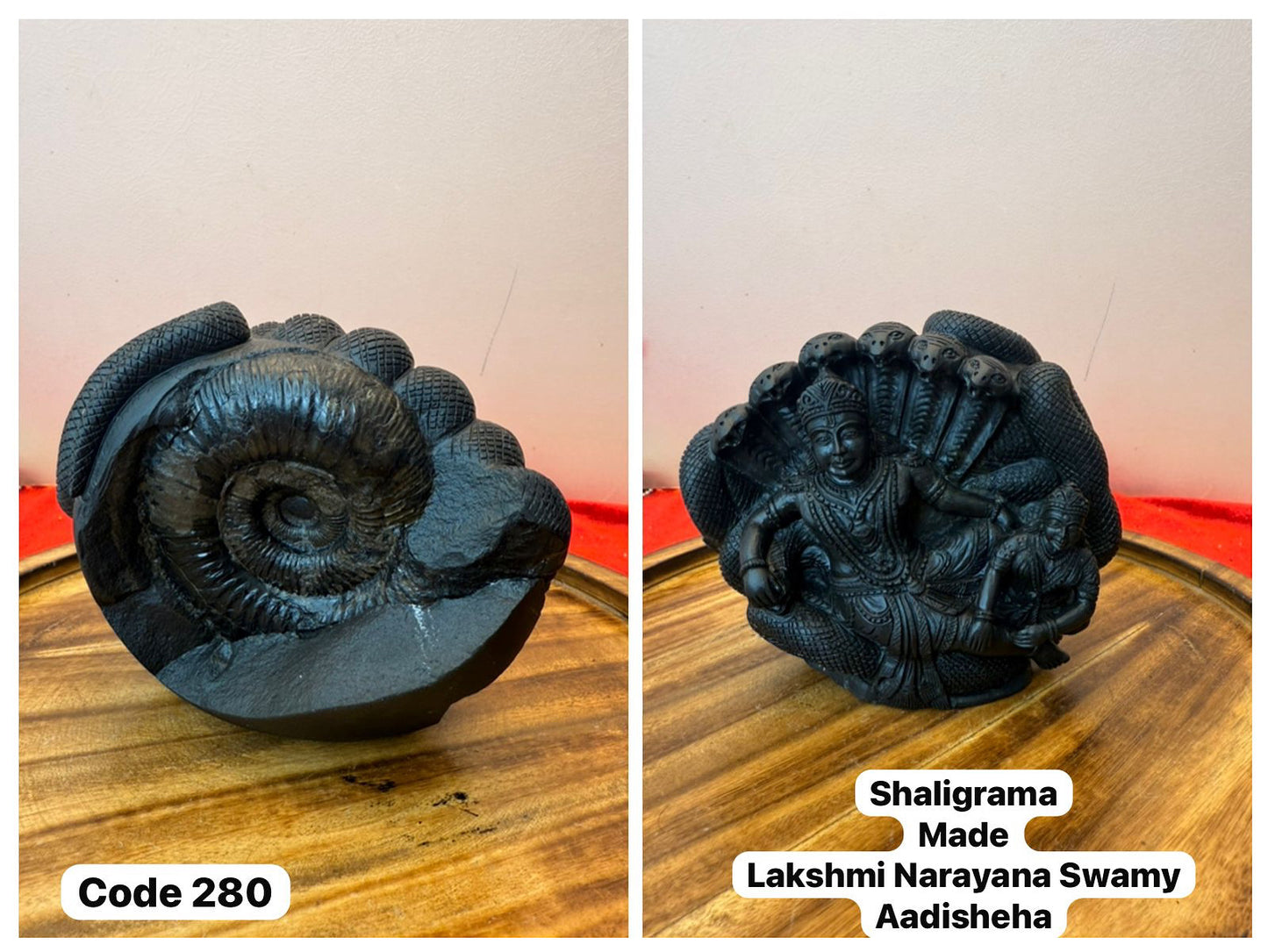 Shaligrama Made Lakshminarayana Swamy with Aadishesha