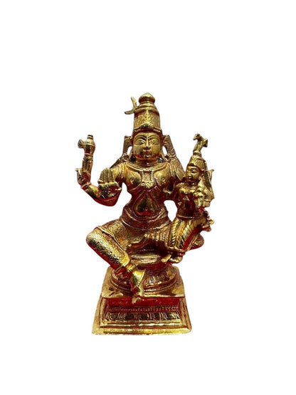 Parvathi Parameshwara - Prasiddh Idols Presents Panchaloha Idol (Custom Made)