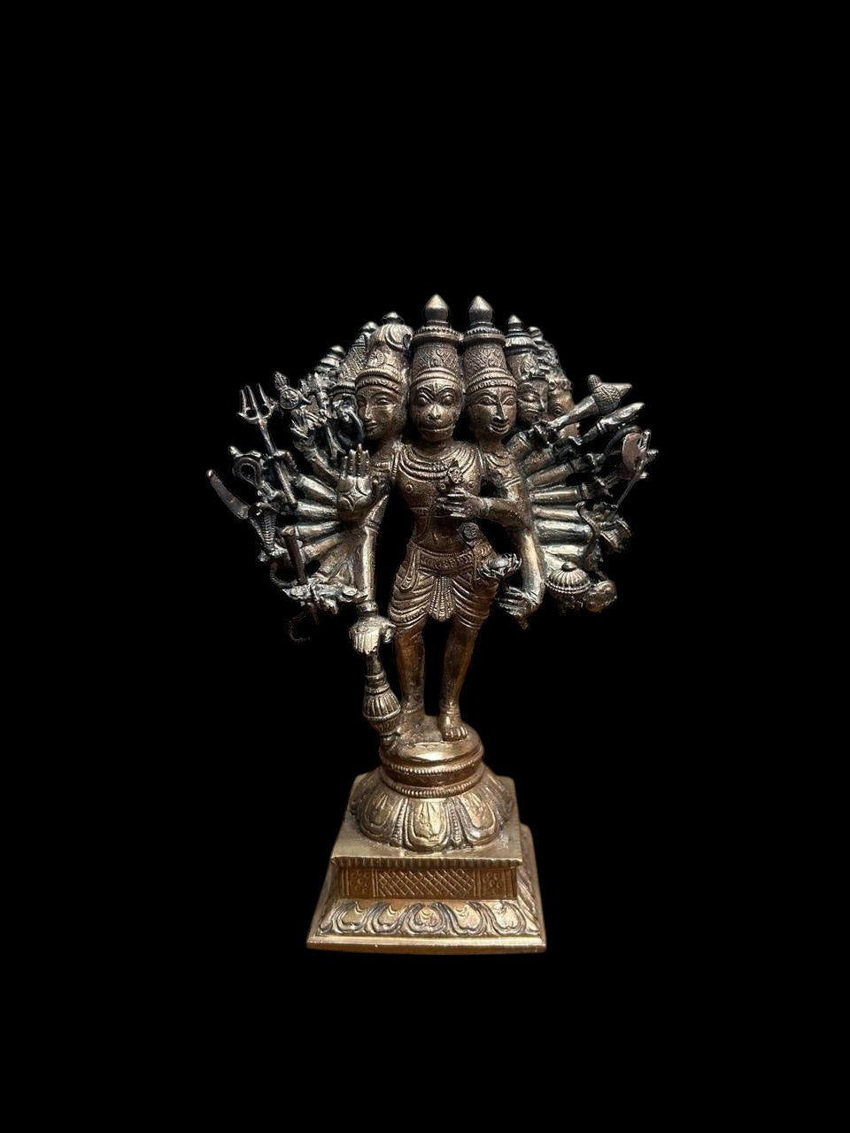 Dashamukha Hanuman - Prasiddh Idols Presents Bronze Idol (Custom Made)