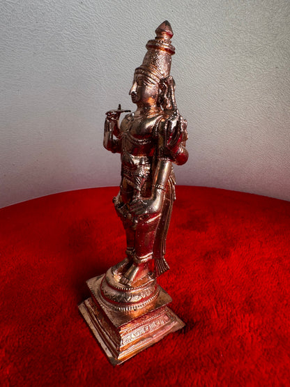 Narayana Swamy - Prasiddh idols present copper idol