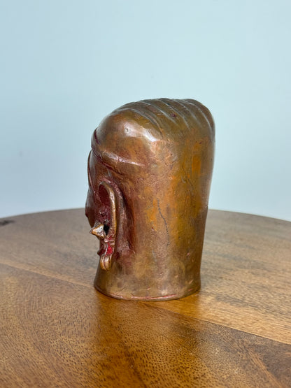 Mukhalinga - Museum replicated copper idol