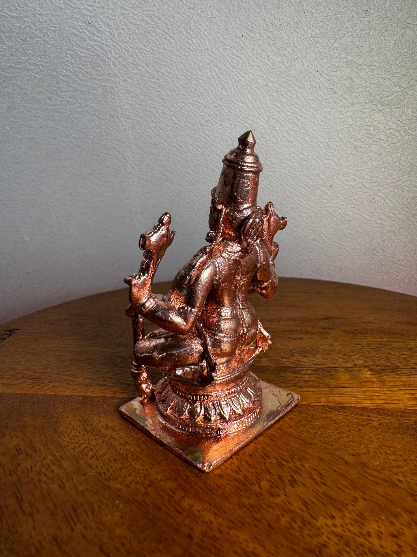 Vishwaksena - Prasiddh idols present copper idol
