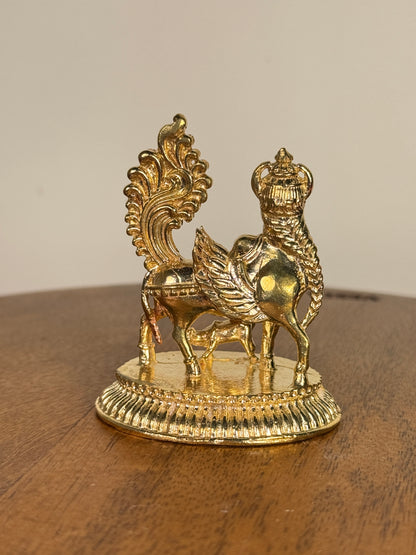 Kamadhenu idol - panchaloha idol