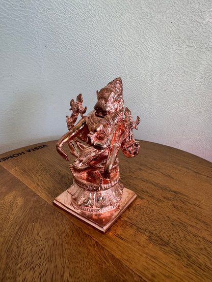 Yoga Lakshmi Narasimha Swamy - Prasiddh Idols Presents Copper Idol