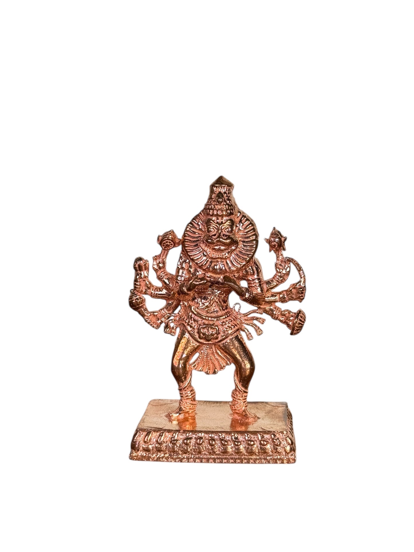 Ugra Narasimha Swamy idol made of pure copper