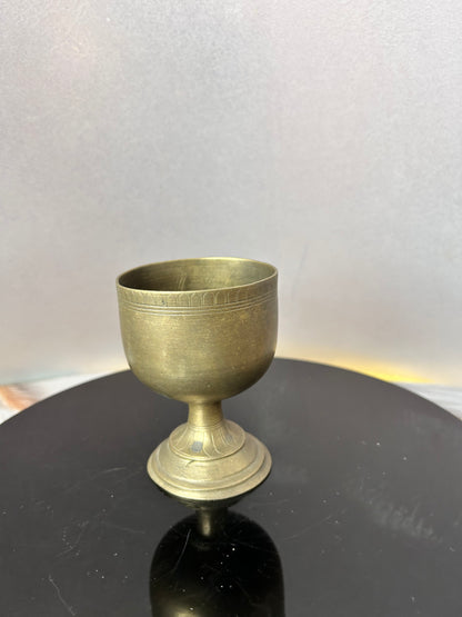Vintage bronze cast tumbler