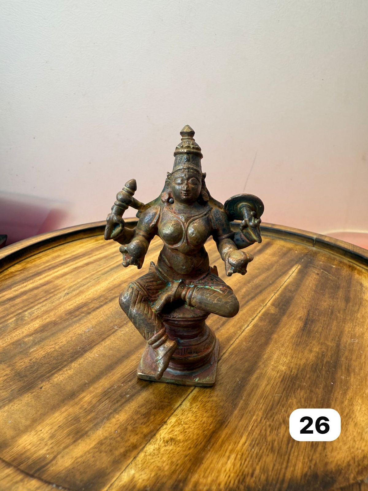 Kolhapura Mahalakshmi - museum replicated copper idol